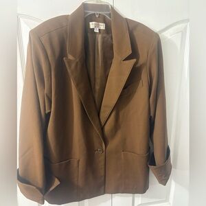 Vintage Lilli Ann Brown Wool blazer‎